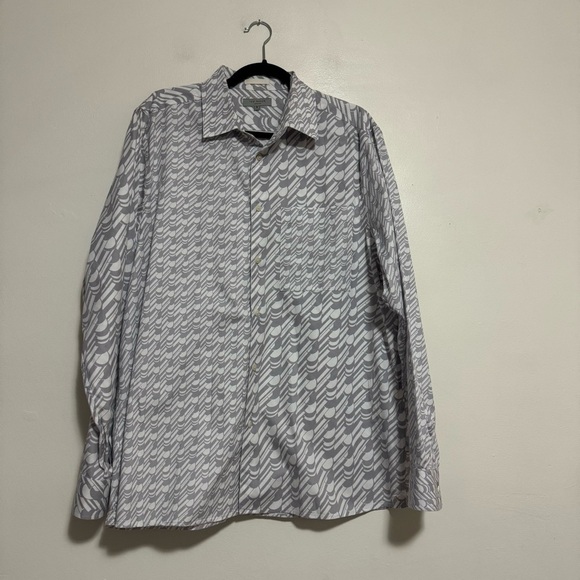 Ted Baker Retrow Long Sleeved Geometric Print Shirt - Size 5 - Picture 6 of 9